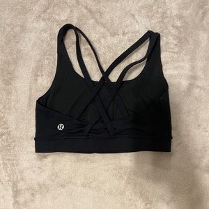 Lululemon black sports bra